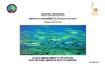 Plan d’Aménagement et de Gestion du Parc National Nosy Ve Androka