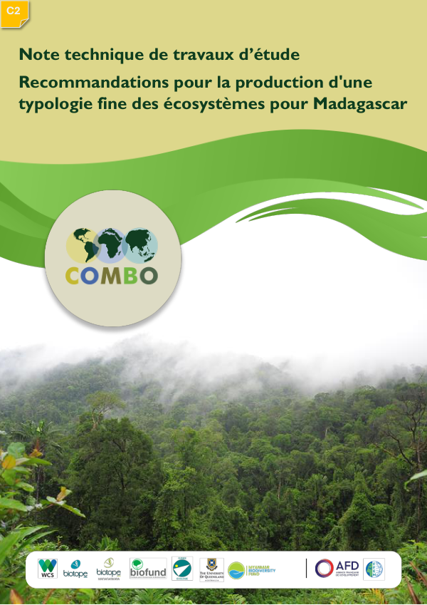 Recommandation pour l'élaboration d'une typologie fine des écosystèmes à Madagascar