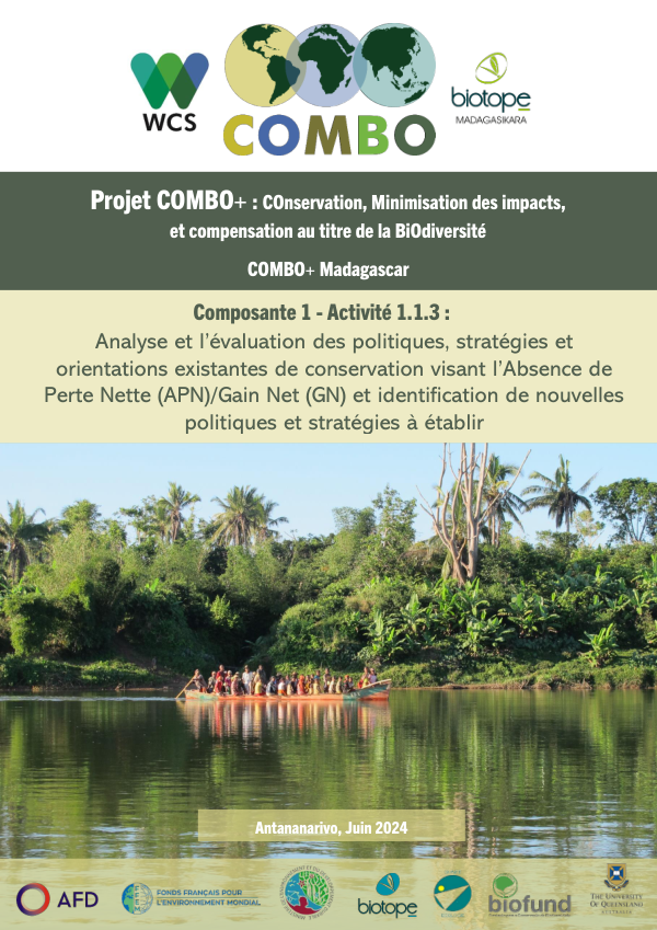Rapport d'analyse et d'évaluation des documents cadres environnementaux